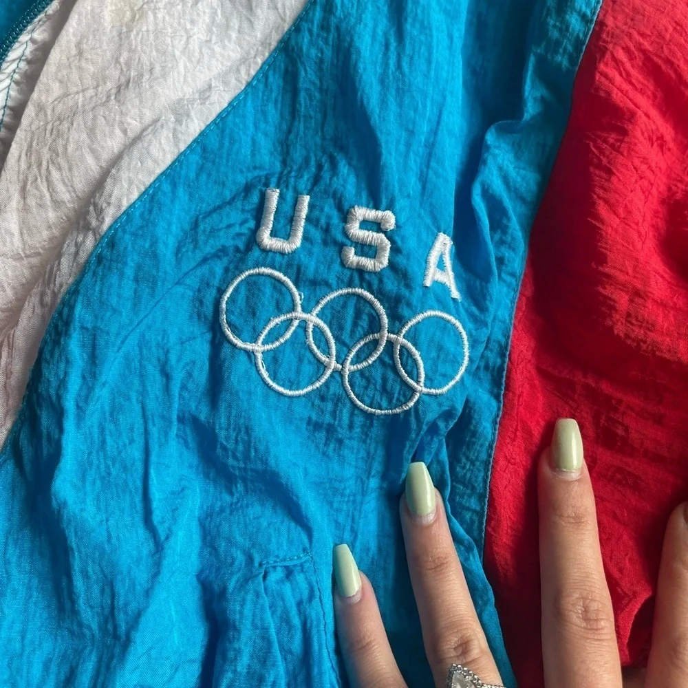 Vintage Olympics 90’s USA Jcpenney Windbreaker size Medium